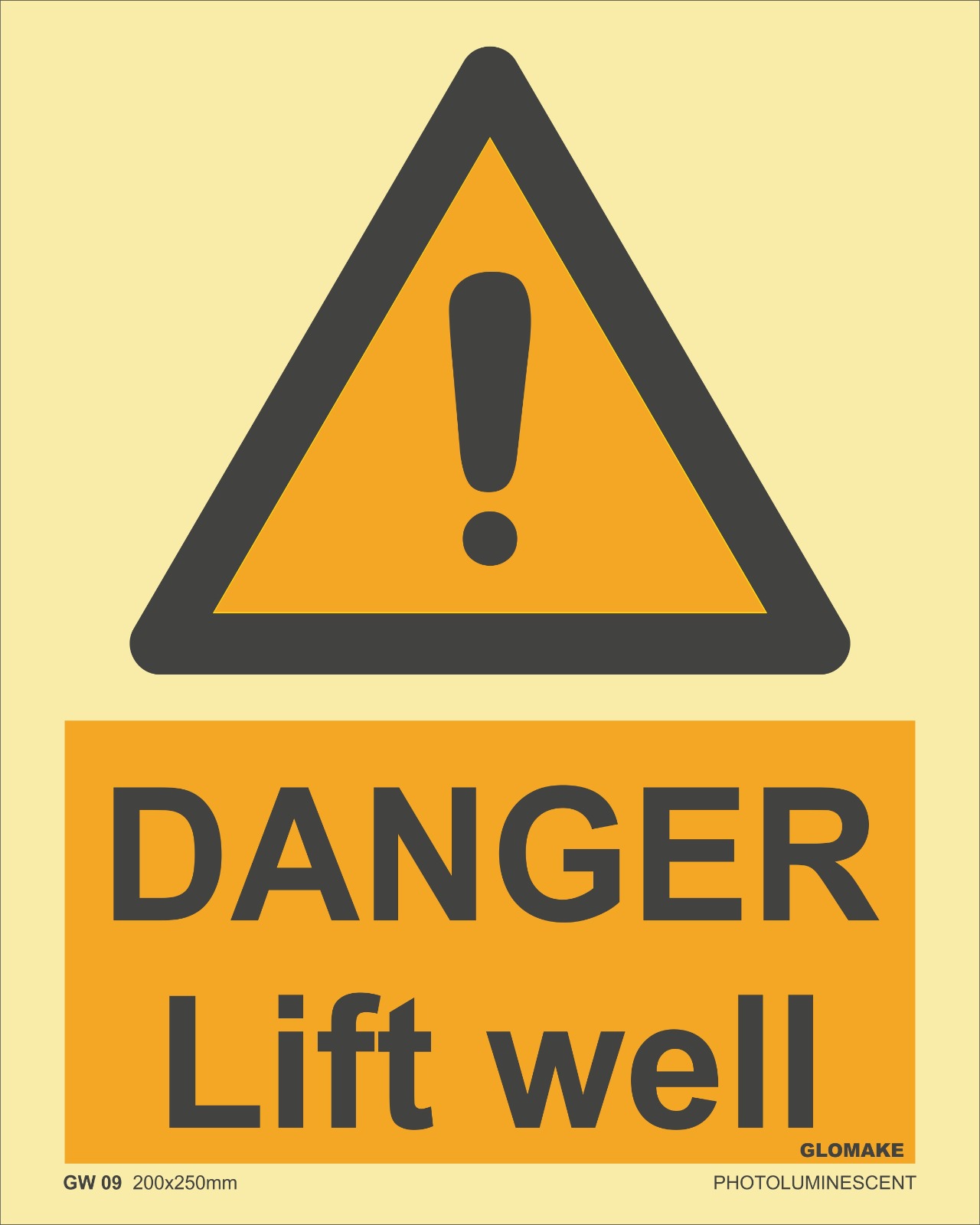 DANGER LIFT WELL 
(GW 09)